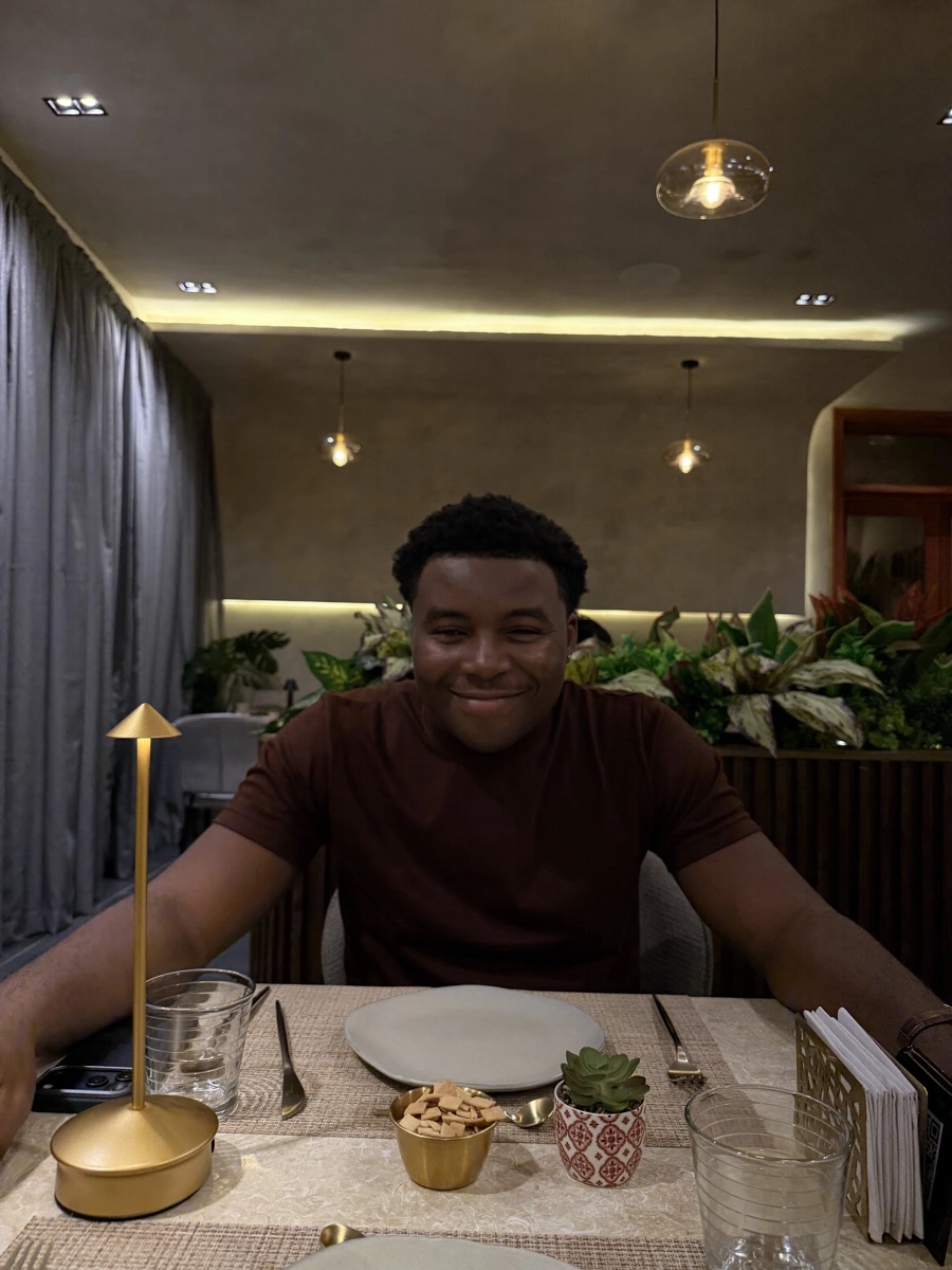 Ted Bankong, full-stack software engineer and founder, in Lagos